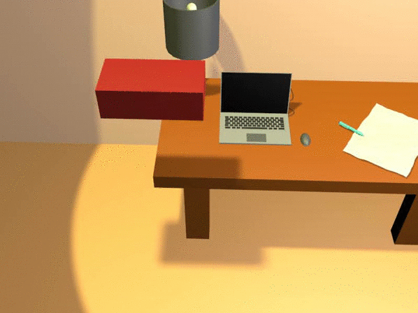 Rendered animation